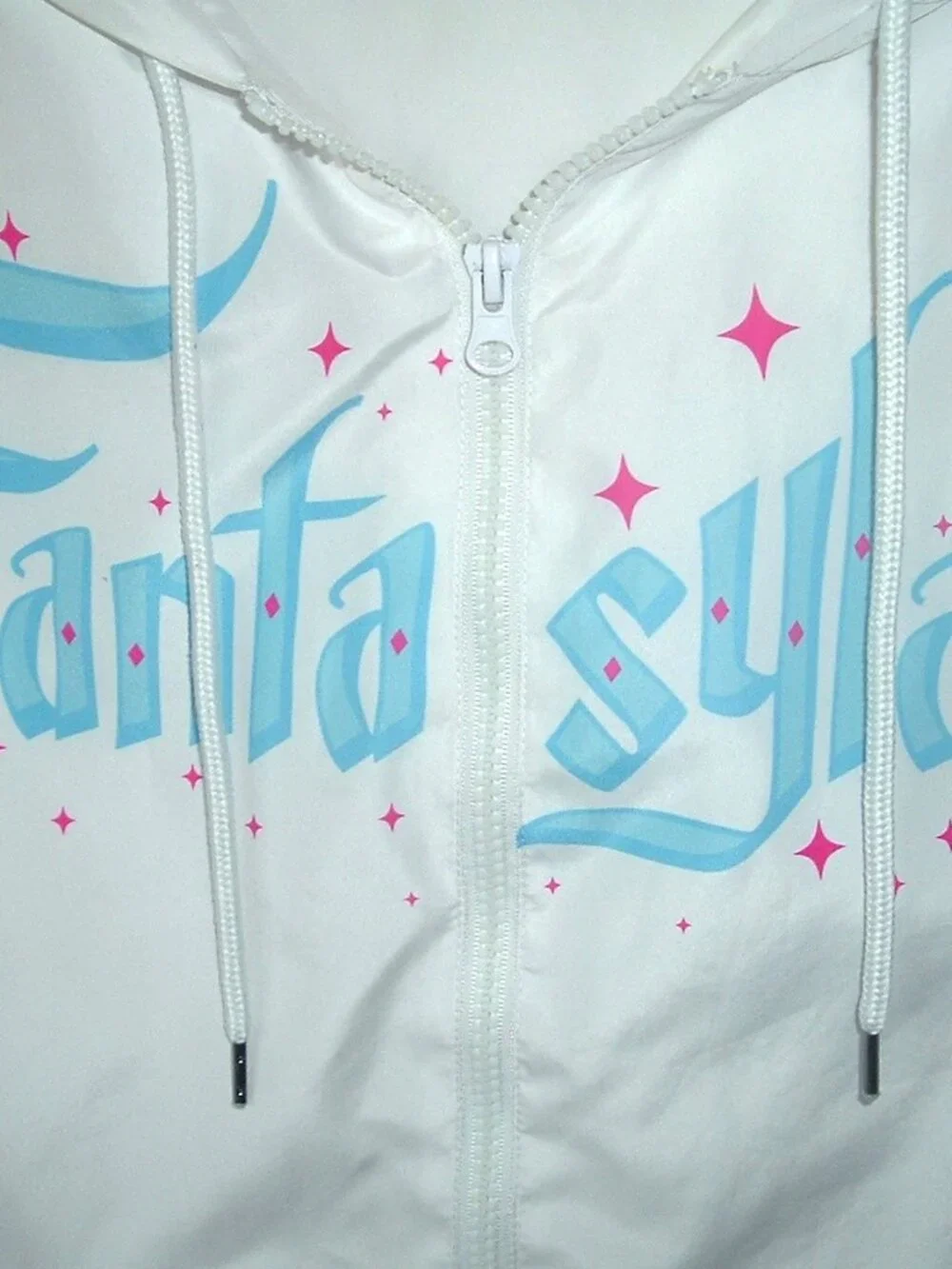 Disney Parks Women’s Fantasyland Jacket Size M Windbreaker Hooded Rainbow - Picture 3 of 6